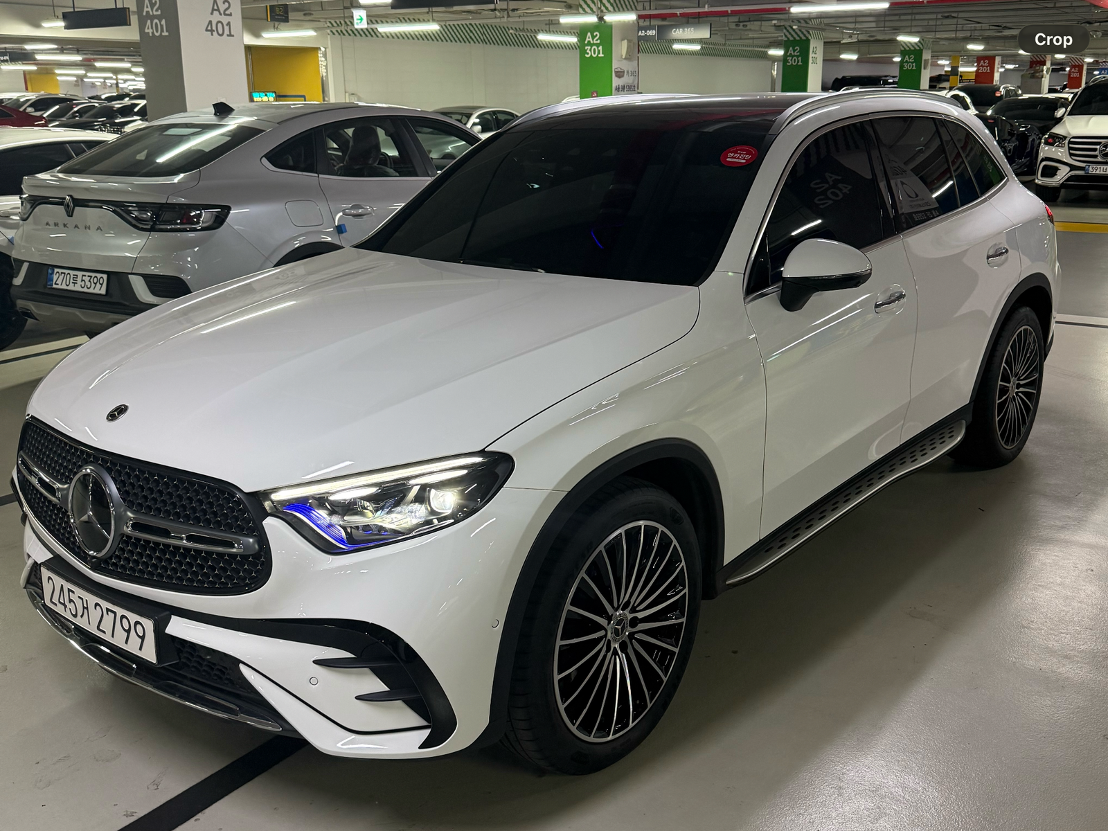 9×9全新車 2025 AMG GLC43 #286499 後輪轉向.主動阻尼懸吊.PDD全套.P20.AMG.智慧頭燈……1786 Miles