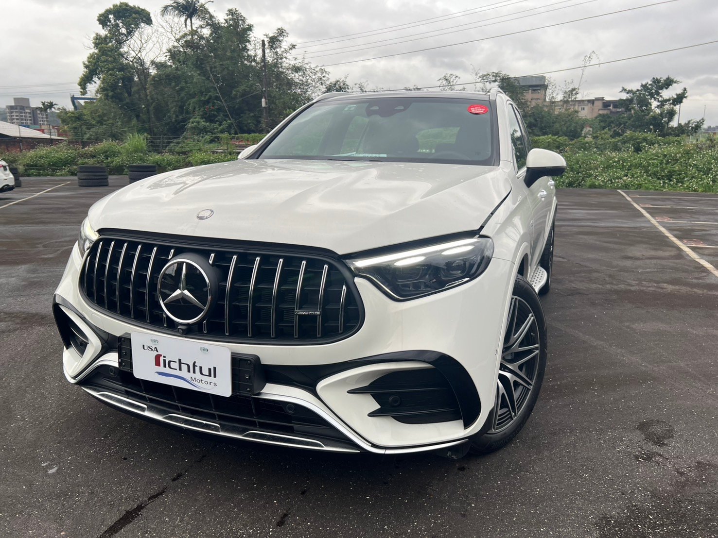 9×9全新車 2025 AMG GLC43 #286499 後輪轉向.主動阻尼懸吊.PDD全套.P20.AMG.智慧頭燈……1786 Miles